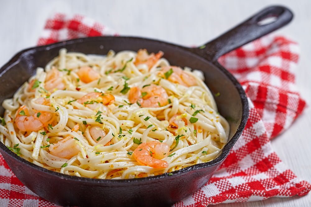 Seafood Linguine MenuCulture